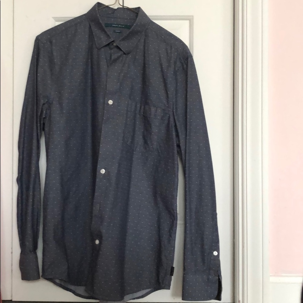Blue Perry Ellis button down - Medium Slim Fit